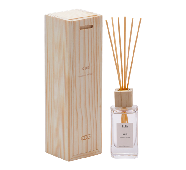 Duftspreder 90ml h12,5 cm oud EDG Enzo de Gasperi