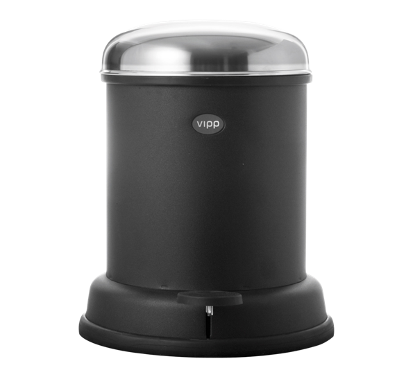 Vipp14 pedalbøtte 8 liter sort fra Vipp