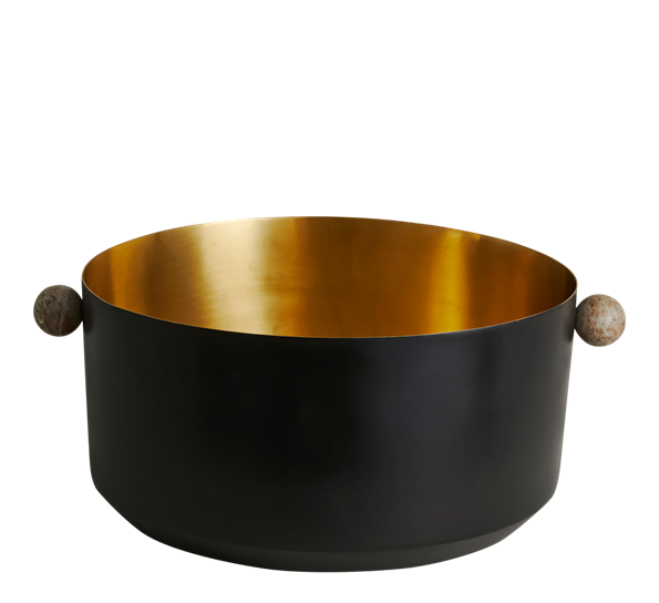 AYU fotbad messing sort Ayu