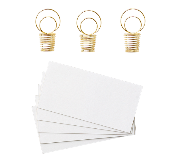 Winter Stories bordkortholder 3pk 6 kort fra Dottir