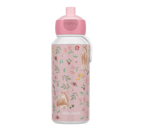 Campus drikkeflaske pop-up 40 cl Fairy garden fra Mepal