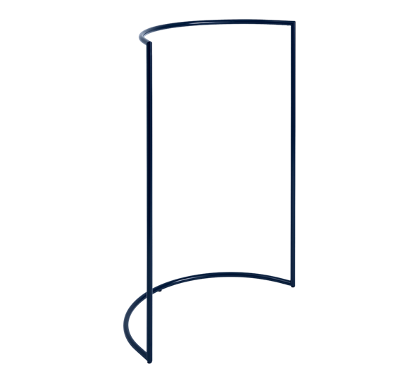 Colour rack klesstativ C-formet stålblå fra HAY