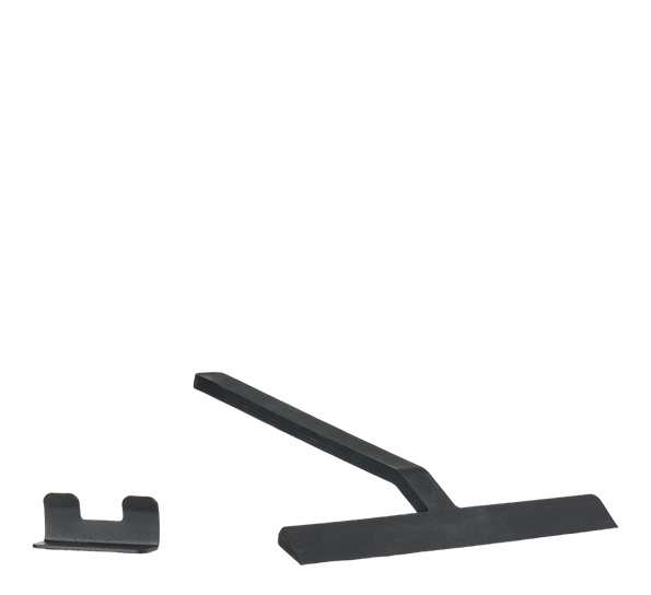 Rim dusjnal med holder 52x30 cm sort fra Zone