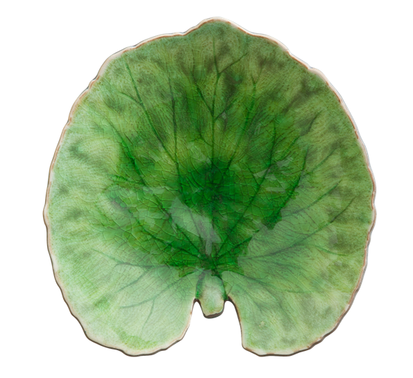 Riviera tallerken 18 cm vannliljeblad grønt fra Costa Nova