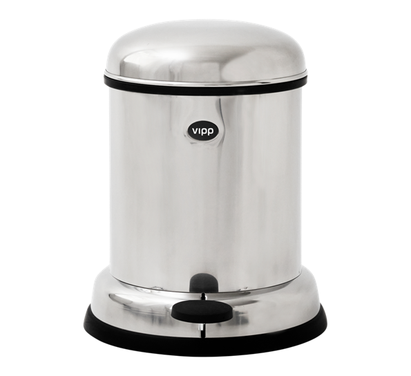 Vipp14 pedalbøtte rustfritt stål 8 L fra Vipp