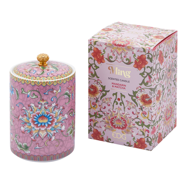 Duftlys ming h14 cm mandarin & matcha EDG Enzo de Gasperi