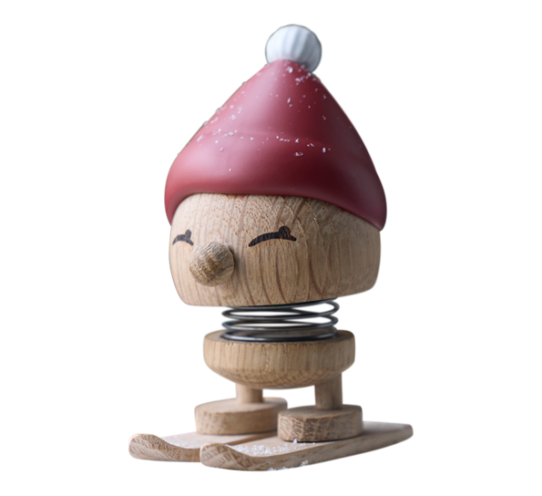 Hoptimist skiing bimble 9,6 cm berry fra Hoptimist