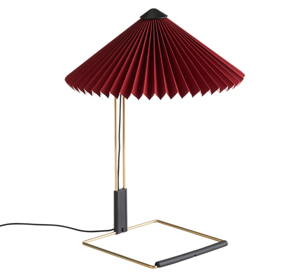 Matin bordlampe 300 oksidert rød fra HAY