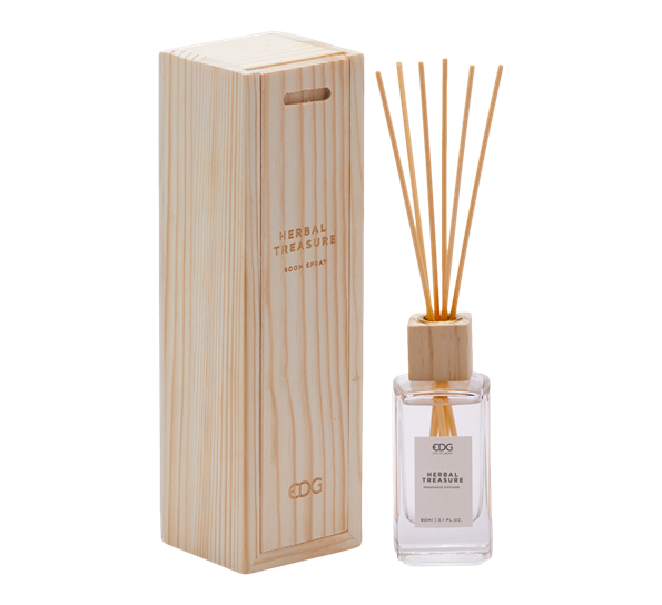 Duftspreder 90ml h12,5 cm herbal treasure EDG Enzo de Gasperi