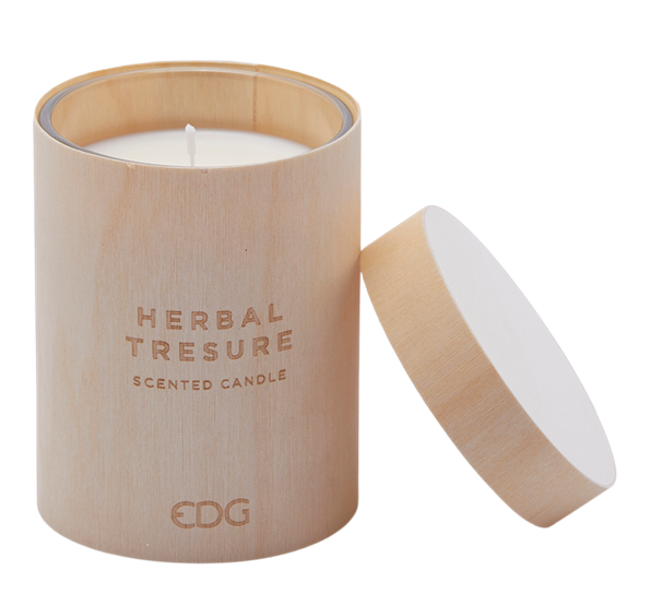 Duftlys essential h9,5 cm herbal treasure EDG Enzo de Gasperi