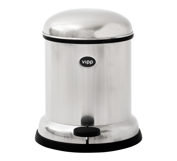 Vipp13 pedalbøtte rustfritt stål 4 L fra Vipp