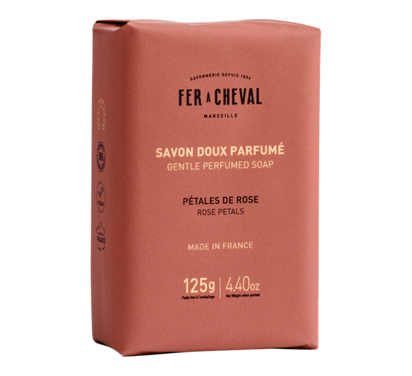 Såpestykke Rose Petals 125g Fer á Cheval