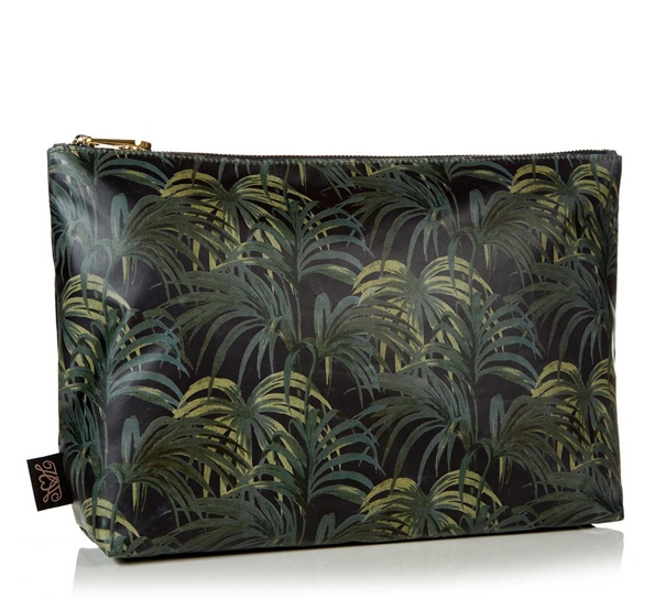 Palmeral toalettmappe stor midnight/grønn