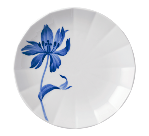 Blomst dessertasjett tulip 19 cm fra n