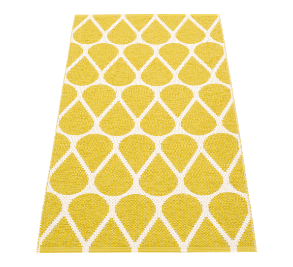 Otis matte mustard 70x140 cm fra Pappelina