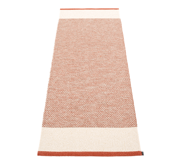 Edit matte brick vanilje lin metallic 85x260 cm fra Pappelina