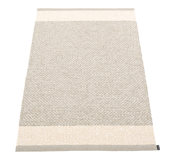Edit matte lin vanilje stone metallic 70x120 cm fra Pappelina
