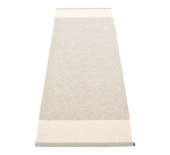 Edit matte lin vanilje stone metallic 70x200 cm fra Pappelina