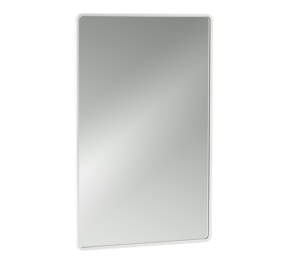 Rim veggspeil 70x44 cm hvit fra Zone