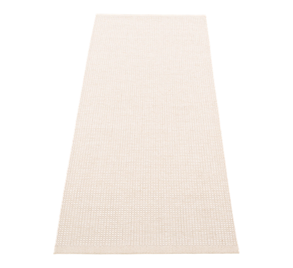 Emm matte med lintråd vanilje 70x180 cm fra Pappelina