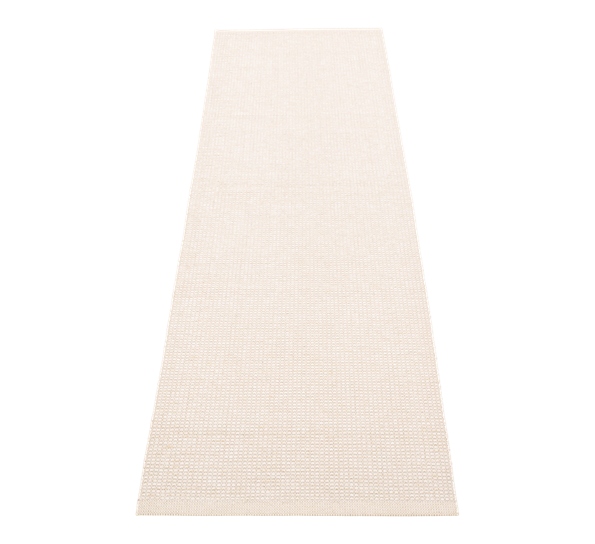 Emm matte med lintråd vanilje 70x240 cm fra Pappelina
