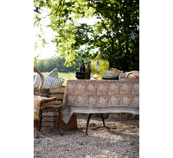 Oriental linduk mustard 150x350cm fra Chamois