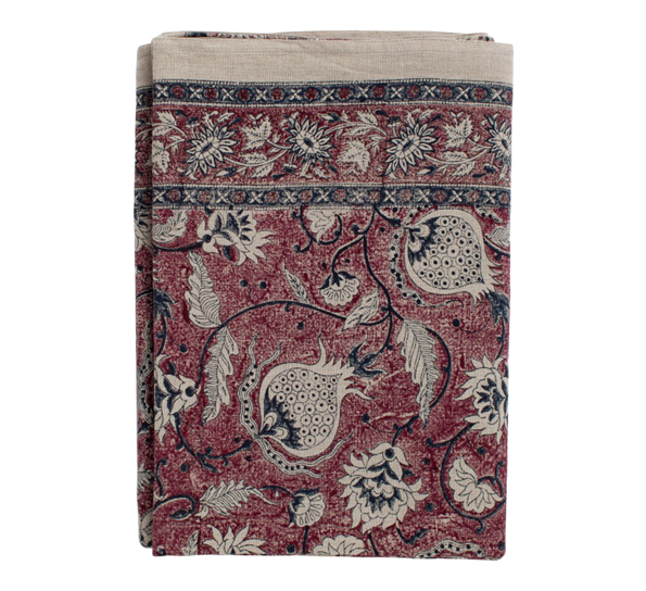 Pomegranate linduk burgunder 150x350cm fra Chamois