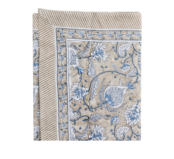 Pomegranate duk blå Ø220cm fra Chamois