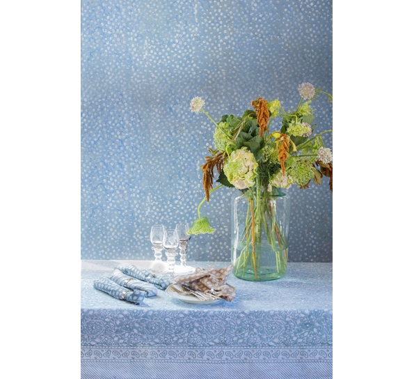 Margerita duk cashmere blå 170x270cm fra Chamois