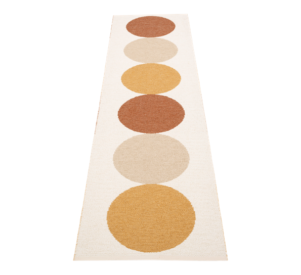 Otto matte harvest vanilje 70x280 cm fra Pappelina