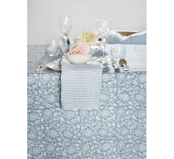 Margerita linduk cashmere blå 170x270cm fra Chamois