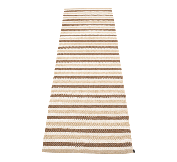 Teo matte brun 70x240 cm fra Pappelina