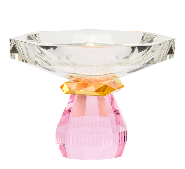 Madison stettskål rosa klar rav fra Reflections Copenhagen