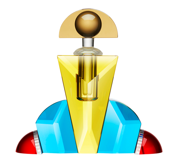 Riverside parfymeflakon gul brun asur rød klar fra Reflections Copenhagen