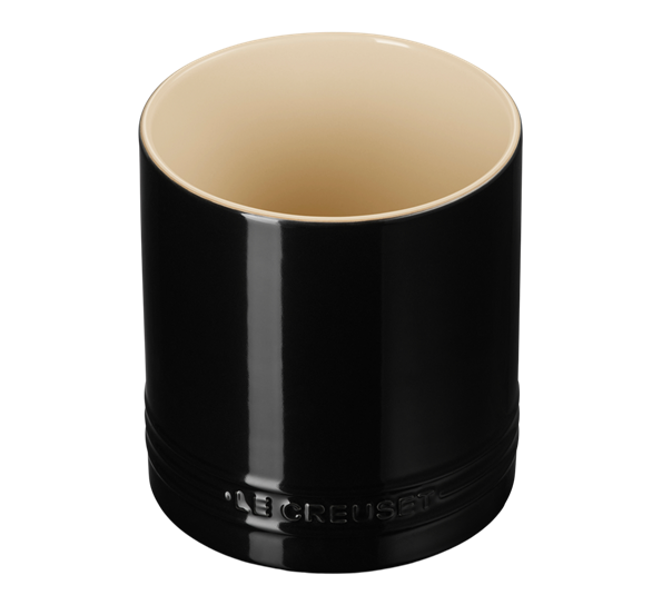 Bestikk og redskapskrukke 14 cm sort Le Creuset