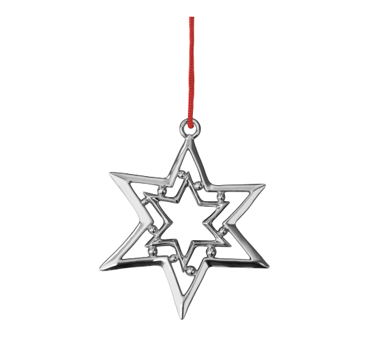 Karen Blixen stjerne h8 forsølvet fra Rosendahl