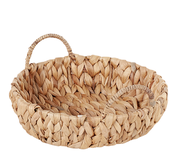 Lily brett med håndtak ø27 cm vannhyasint natur fra Dixie