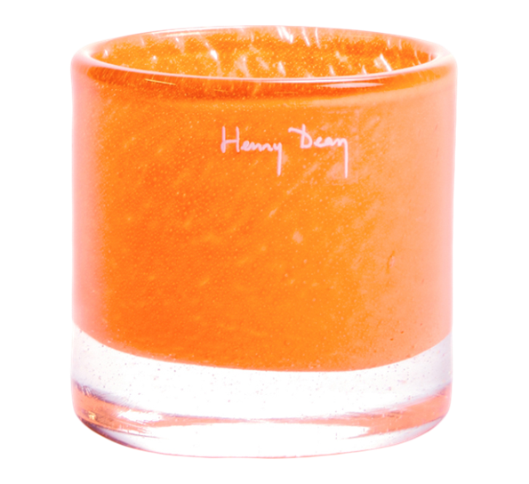 Mary hurricane lyslykt 7x6,5 cm canteloupe Henry Dean