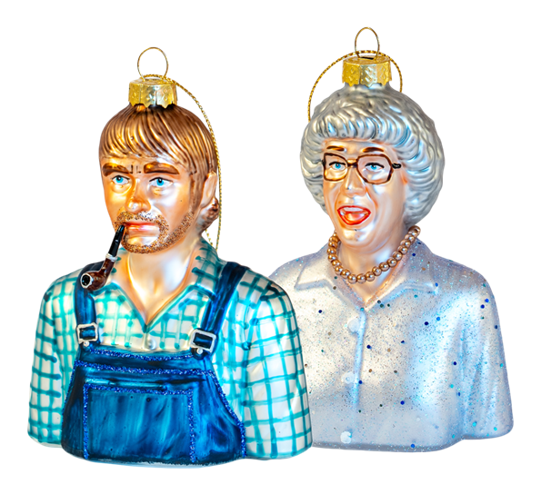 Julekule Gjertrud og Olaf 11,5 cm Heim