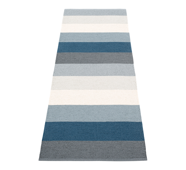 Molly matte ocean grey 70x200 cm fra Pappelina
