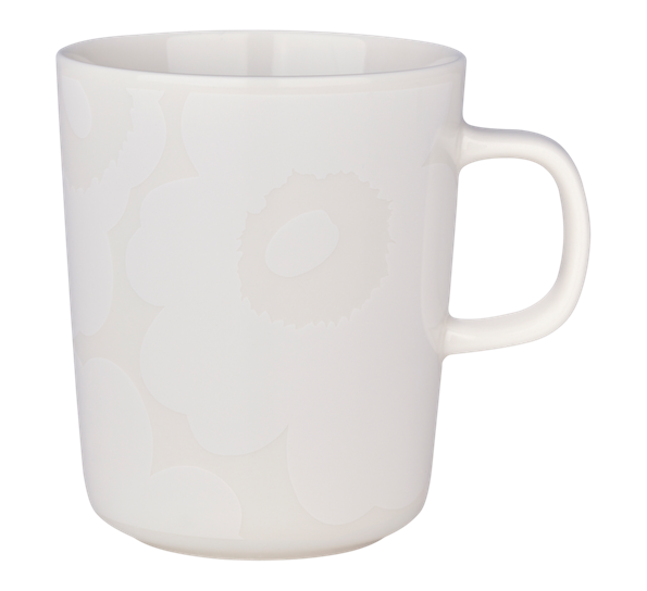 Unikko krus 2,5dl hvit fra Marimekko