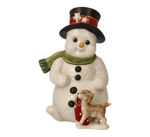 Snømann My Faithful Friend 12 cm fra Goebel