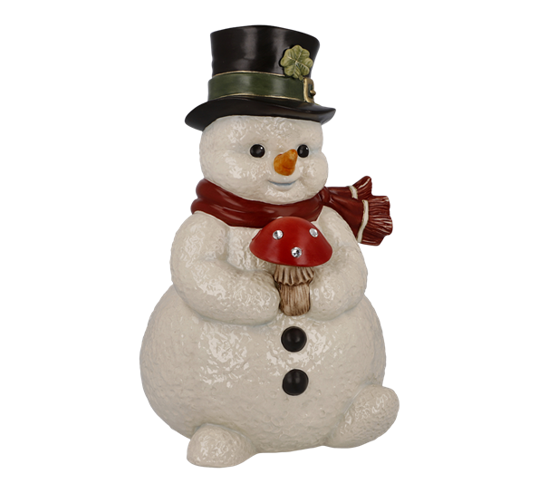 Snømann LTD Little Herald Of Luck 22 cm fra Goebel