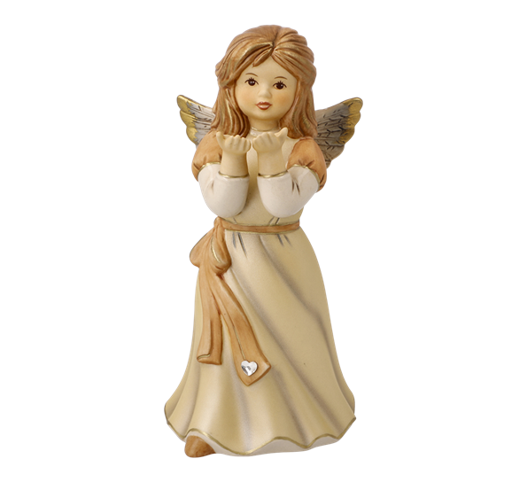 Champagne engel Make A Wish Swarovski®-krystall 15,5 cm fra Goebel