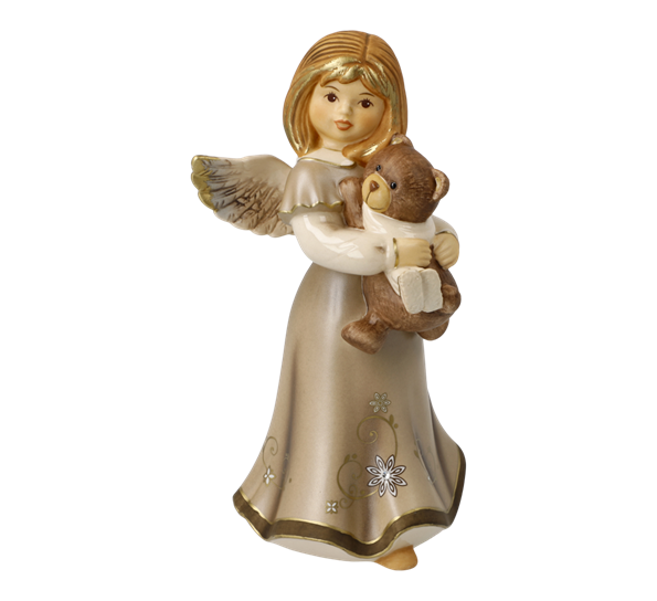 Walnut engel Dance With Me med Swarovski®-krystall 15,5 cm fra Goebel