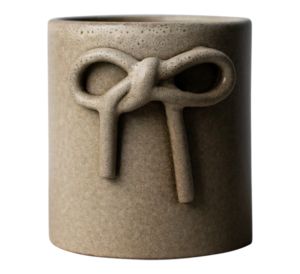 Bow potteskjuler beige Ø10 cm fra DBKD