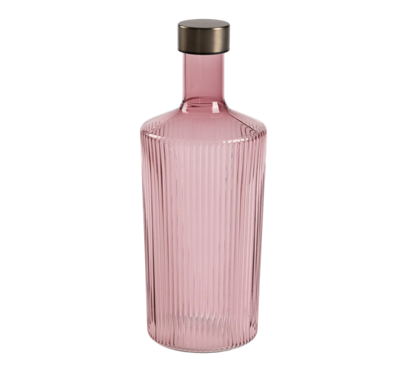 Broome karaffel 1,25l mørkerosa Paveau