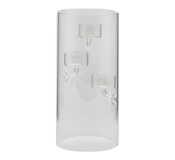 Cilindro telysestake til 3 telys 25x12 cm klar EDG Enzo de Gasperi