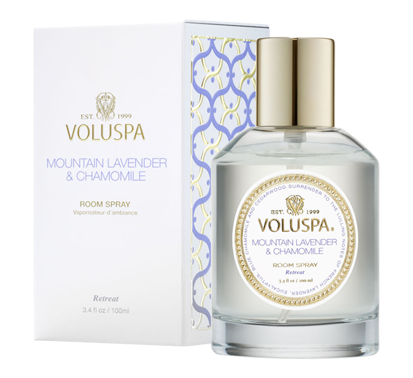 Romspray 100 ml Mountain Lavender & Chamomile fra Voluspa