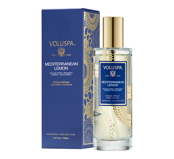 Romspray 100 ml Mediterranean Lemon fra Voluspa